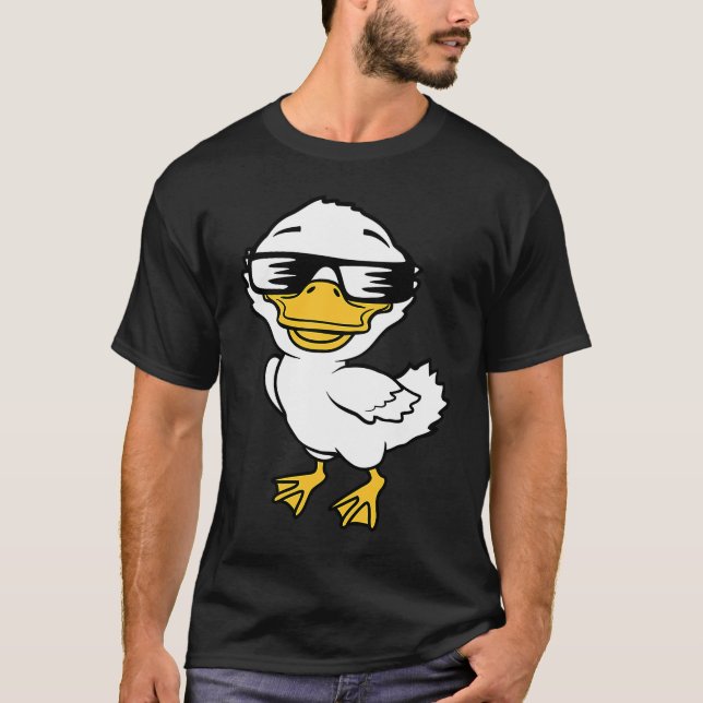 Camiseta Pato con gafas de sol (Anverso)