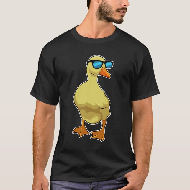 Camiseta Pato con gafas de sol (Anverso)