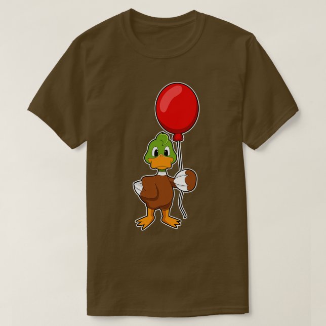 Camiseta Pato con globo (Diseño del anverso)