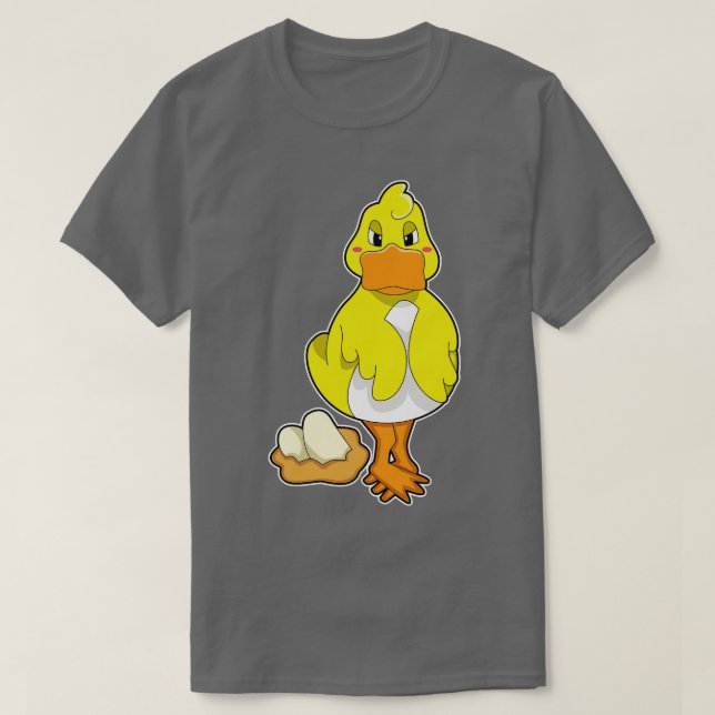 Camiseta Pato con huevos (Diseño del anverso)
