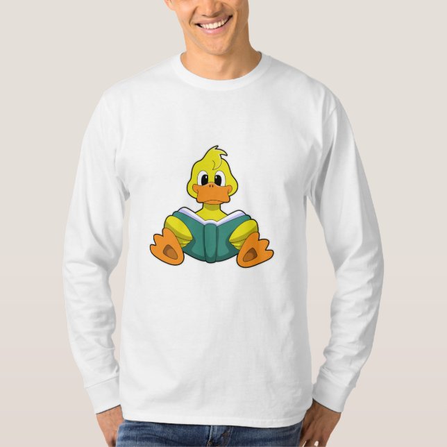 Camiseta Pato con libro (Anverso)