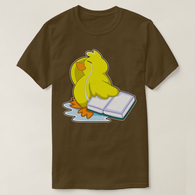 Camiseta Pato con libro (Diseño del anverso)