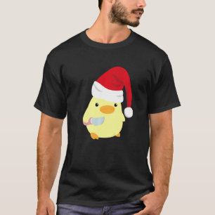 Camiseta Pato Con Navidades De Cuchillos Para Hombres Y Muj