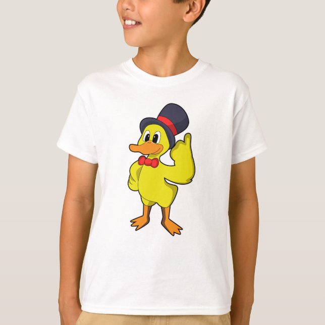 Camiseta Pato con Sombrero (Anverso)