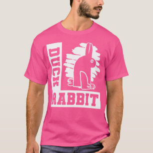 Camiseta Pato Conejo Wittgenstein Filósofo Ilusión Óptica