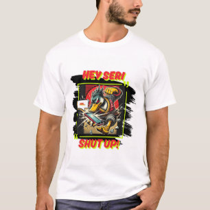 Camiseta Pato contra Seri en Iphone