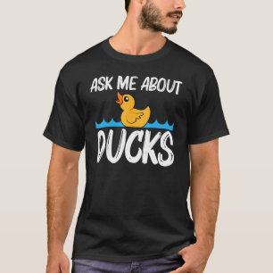 Camiseta Pato Cutáneo Para Hombres Aves Acuáticas