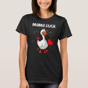 Camiseta Pato Cutáneo Para Mujeres Chicas Granja De Patos D