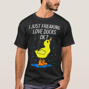 Camiseta Pato de amor de pato lindo sólo me helo de amor en