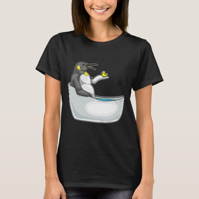 Camiseta Pato de Baño Pingüino (Anverso)