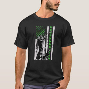 Camiseta Pato De Caza Con Pato De Pistola St Patricks Day H