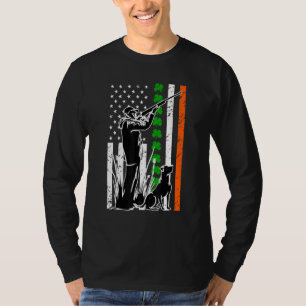Camiseta Pato De Caza Con Pato De Pistola St Patricks Day H