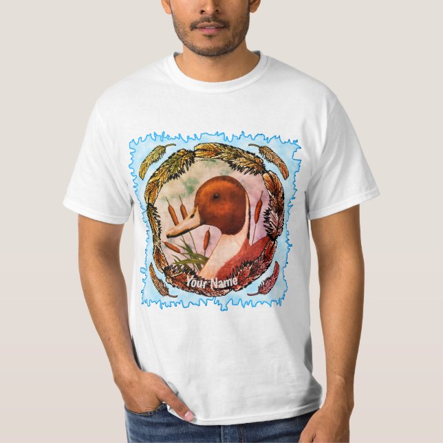 Camiseta Pato de Cola Puntiaguda (Anverso)