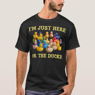 Camiseta Pato de crucero Estoy aquí solo por los patos Expl