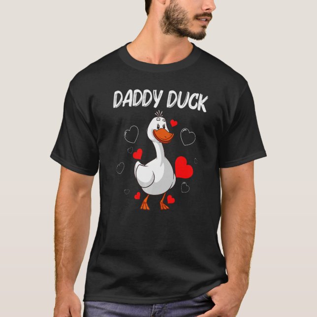 Camiseta Pato De Cute Para Hombres Boys Dad Duck Farmer Far (Anverso)