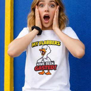 Camiseta Pato de dibujos animados divertido 'Me han dejado 
