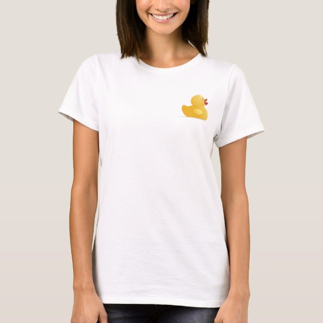 Camiseta Pato de goma amarillo (Anverso)