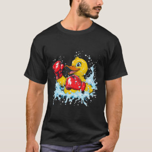 Camiseta Pato de goma boxeador con guantes de boxeo Kickbox