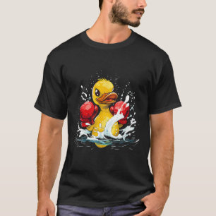 Camiseta Pato de goma boxeador con guantes de boxeo Kickbox