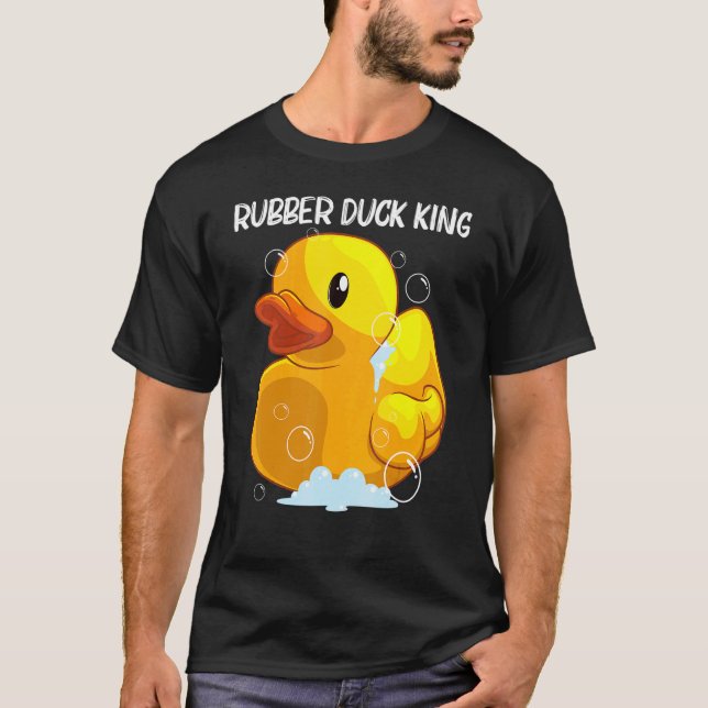 Camiseta Pato De Goma Cuto Para Los Hombres Papi Duckie De  (Anverso)