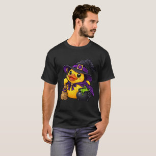 Camiseta Pato de goma de bruja Calabaza de Halloween