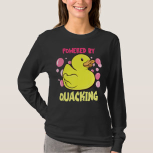 Camiseta Pato De Goma De Duck De Caucho Alimentado Por Cuac