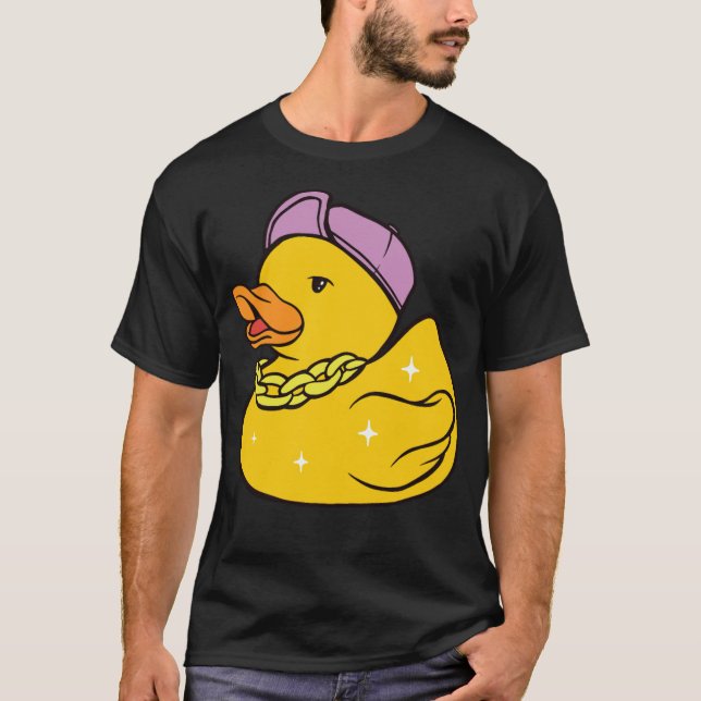 Camiseta Pato de goma de gangster, pequeño bandido, animal  (Anverso)
