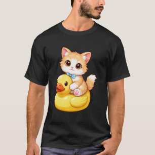 Camiseta Pato de goma de gato lindo