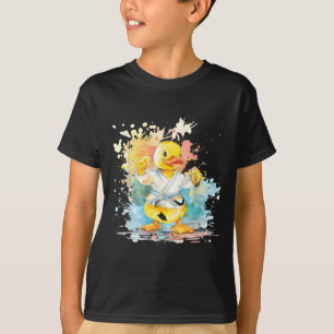 Camiseta Pato de goma de Judo Kickboxing Taekwondo Naturale