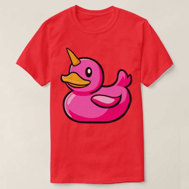 Camiseta Pato de goma de Unicorn (Diseño del anverso)