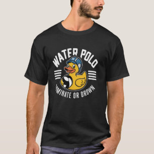 Camiseta Pato de goma de waterpolo Dominar o ahogarse diver