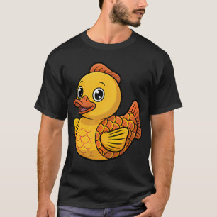 Camiseta Pato de goma híbrido de pez diseño lindo