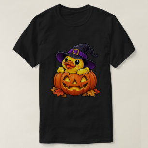 Camiseta Pato de goma Jack-o’-Lantern Halloween