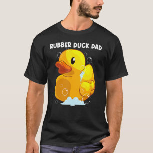 Camiseta Pato De Goma Para Papá Padre Hombres Pato De Goma