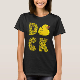 Camiseta Pato de goma Pato Amarillo Goma Púbero Tapón Amari