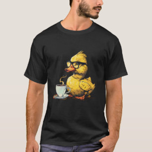 Camiseta Pato de goma Pato de goma Amante del café Pato de