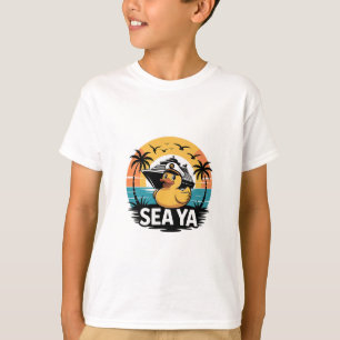 Camiseta Pato de goma Sea Ya crucero vacaciones familia fel