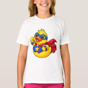 Camiseta Pato de goma superhéroe dibujos animados