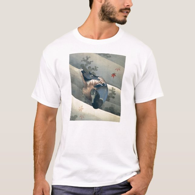 Camiseta Pato de Katsushika Hokusai (Anverso)