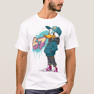 Camiseta Pato de la calle 67 – Estilo de dibujos animados u