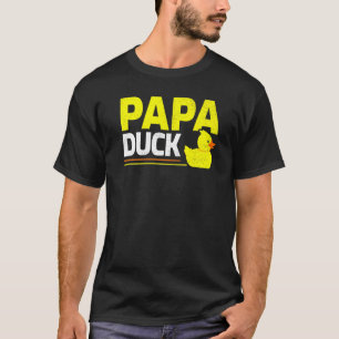 Camiseta Pato de papá de peluche macho engaña el día del pa