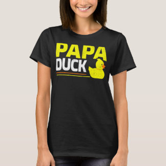 Camiseta Pato de papá de peluche macho engaña el día del pa