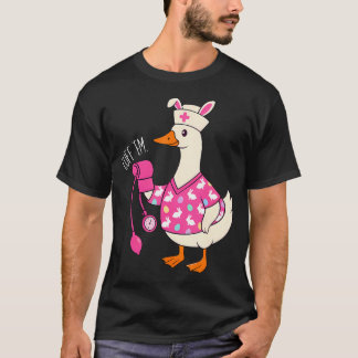 Camiseta Pato de Pascua divertido enfermera Cna Lpn puño