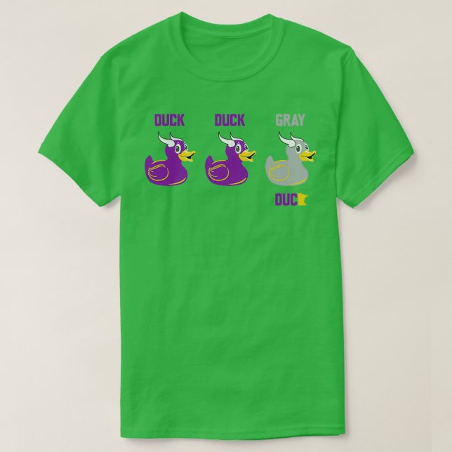 Camiseta Pato de pato gris (Diseño del anverso)