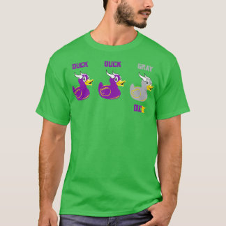 Camiseta Pato de pato gris
