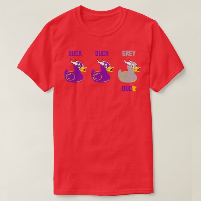 Camiseta Pato de pato gris 2 (Diseño del anverso)