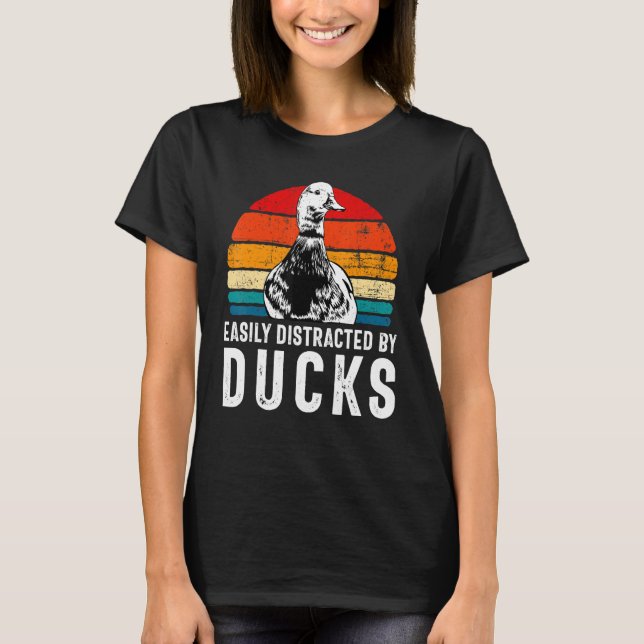 Camiseta Pato de pato retro (Anverso)