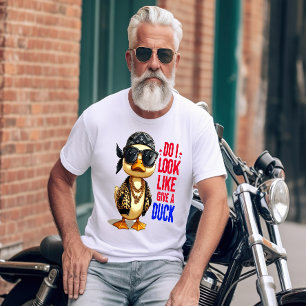 Camiseta Pato de perro donando sombras y bandana