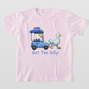 Camiseta Pato de policía con humor demasiado divertido