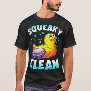 Camiseta Pato de tiempo de baño de duque de caucho limpio